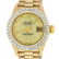 Rolex Ladies 18K Yellow Gold Champagne Diamond