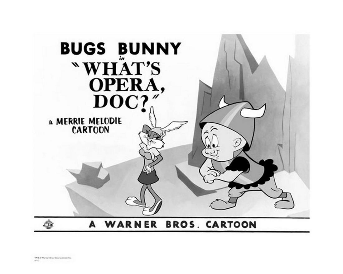 Warner Brothers Hologram What's Opera Doc: Artist: Warner Brothers - Title: What's Opera Doc - Medium: Giclee on Fine Art Paper - Limited Edition: 500 - Image Size: Approximately 12 Inches x 16 inches - Paper Size: Approximately 16 inches x 20
