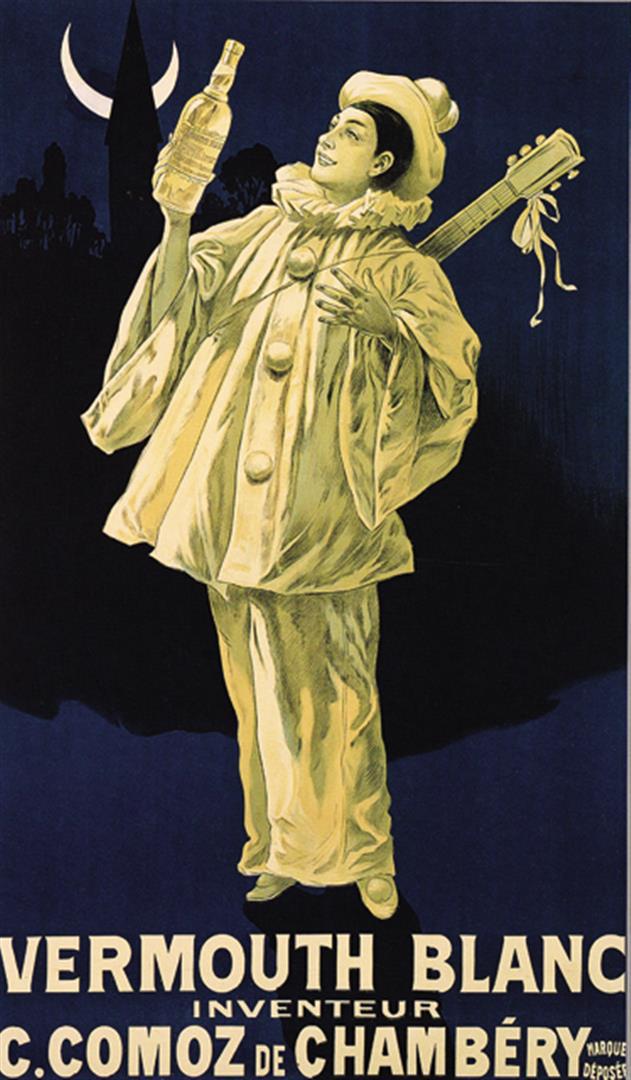 Anonymous - Vermouth Blanc: Artist: Anonymous Title: Vermouth Blanc Medium: Fine Art Reproduction Giclee on Canvas Image Size: Approximately 28 inches x 16.25 inches Unframed on Unstretched Canvas