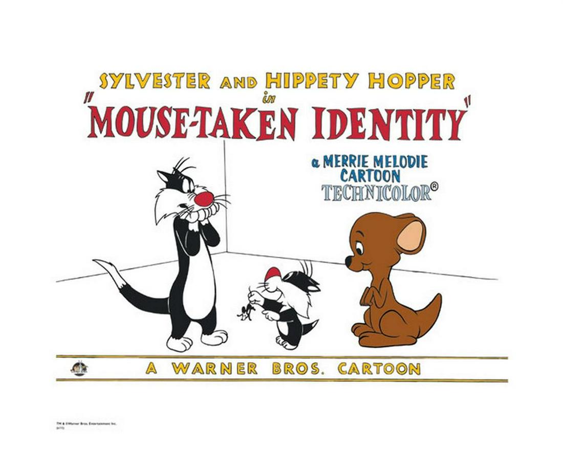Warner Brothers Hologram Mouse Taken: Artist: Warner Brothers - Title: Mouse Taken - Medium: Giclee on Fine Art Paper - Limited Edition: 500 - Image Size: Approximately 12 Inches x 16 inches - Paper Size: Approximately 16 inches x 20 inch