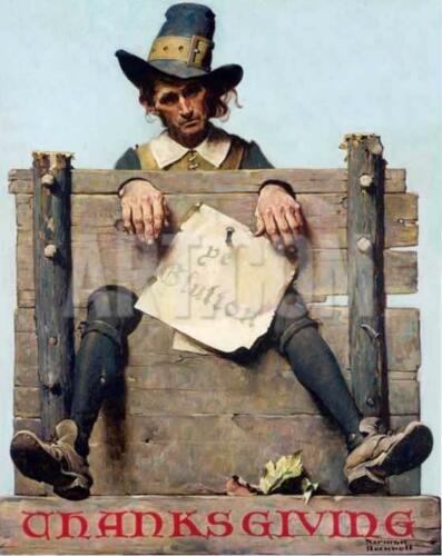 Norman Rockwell "Thanksgiving": Norman Rockwell "Thanksgiving" Facsimile Signed Limited Edition, Numbered Lithograph Dimensions: 31 x 22 inches (Note: edition number received may differ from photo)