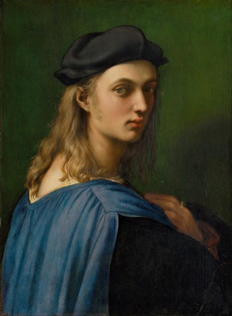 Raphael - Portrait of Bindo Altoviti: Artist: Raphael - Title: Portrait of Bindo Altoviti - Medium: Fine Art Reproduction Giclee on Canvas - Image Size: Approximately 20 inches x 14.5 inches - Unframed on Unstretched Canvas - Biography: R