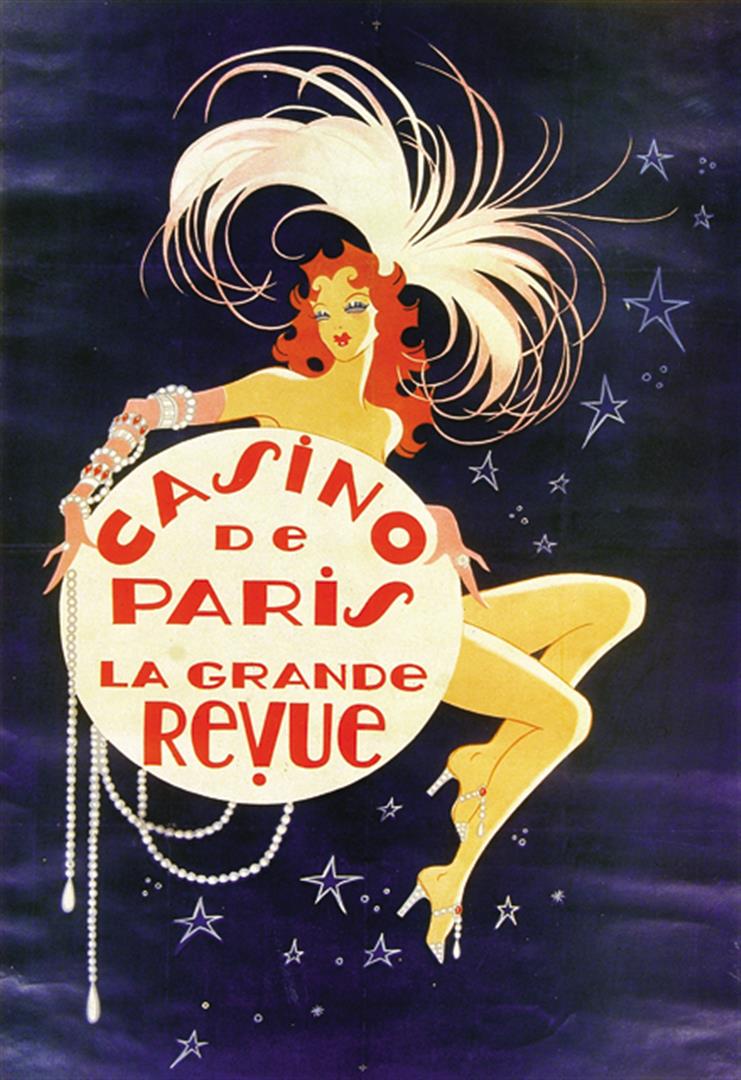 Anonymous - Casino De Paris: Artist: Anonymous Title: Casino De Paris Medium: Fine Art Reproduction Giclee on Canvas Image Size: Approximately 32 inches x 22 inches Unframed on Unstretched Canvas