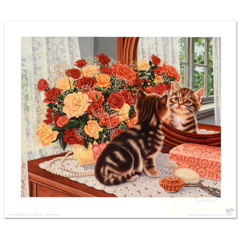 First Date by Higgins-Bond, Barbara: Full of light and delicate details, Barbara Higgins-Bond's work is collected world wide. "First Date" is a limited edition offset lithograph on paper by Higgins-Bond, numbered and hand signed by the a