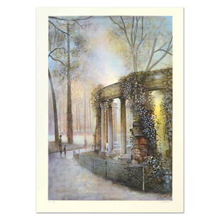 Luxembourg by Rivera, Antonio: "Luxembourg" is a limited edition lithograph on paper by Antonio Rivera, numbered and hand signed by the artist! Measures approx. 21" x 29" (border). 17.5" x 26.5" (image).