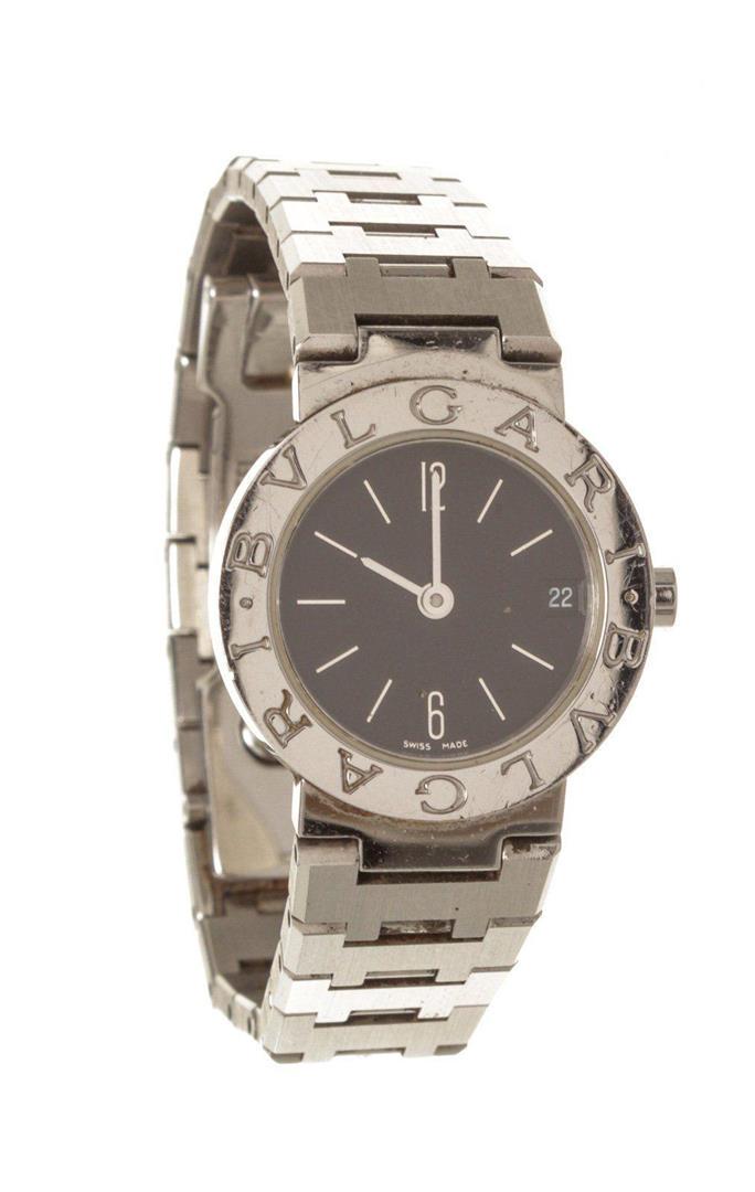Bvlgari Sliver Steel Argent Watch: Bvlgari Sliver Steel Argent Watch with material steel, silver-tone hardware.
