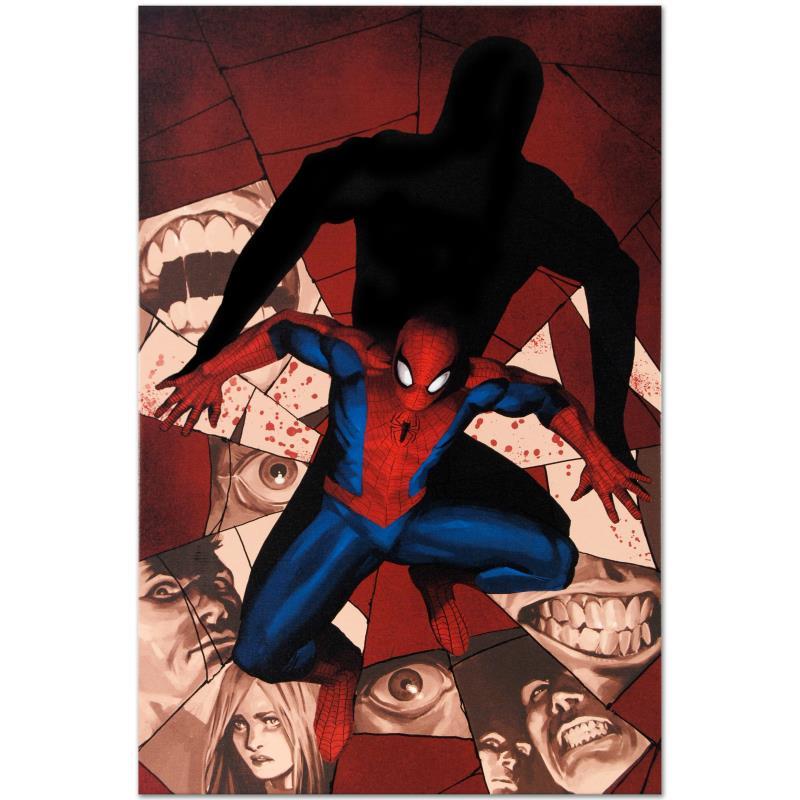 Fear Itself: Spider-Man #1 by Marvel Comics: A piece of comic book history, this limited edition, from original art by Marko Djurdjevic, depicts Spider-Man. Marko Djurdjevic was discovered by Marvel after posting a series of re-designs for popul