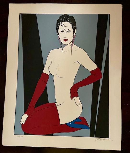 Playboy Suite image 1 by Patrick Nagel: From Nagel posthumous Portfolio II, estate signed silkscreen Suite of 4, each 16x20. 1989 release by Patrick Nagel's widow J.Nagel Dumas