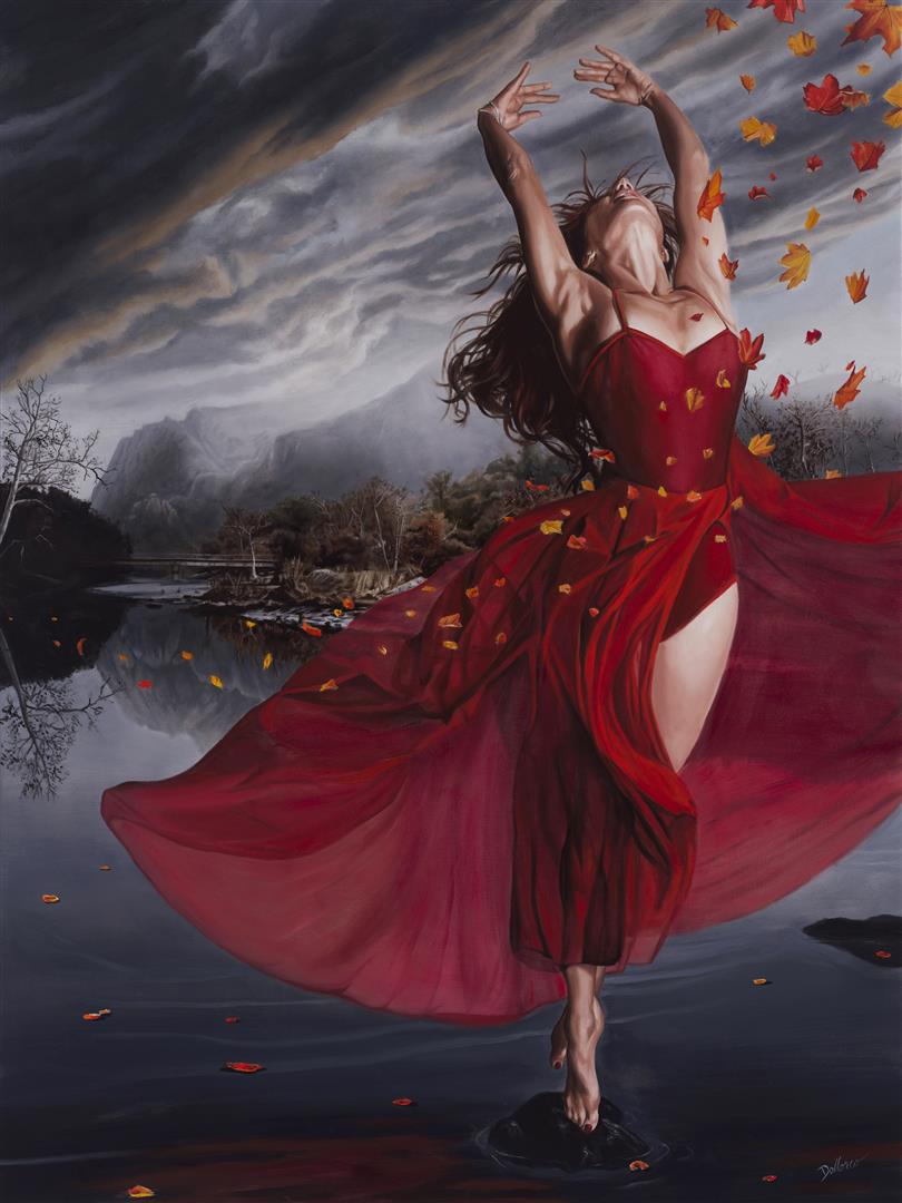 Freedom by DELLORCO: DELLORCO has created this amazing & creative 48x36" s/n giclee on canvas. W/COA