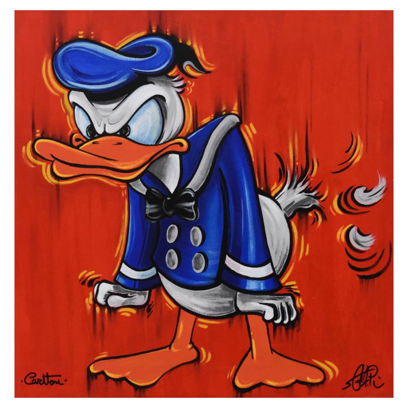 Duck L'Orange by Carlton, Trevor: Duck L'Orange by Carlton, Trevor. "Duck L'Orange" is a limited edition giclee on canvas by Trevor Carlton & Stephen Reis, numbered and hand signed by the by both artists. This piece is licensed by Dis