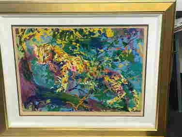 Cheetah by LeRoy Neiman (1921-2012) (1 of 3)