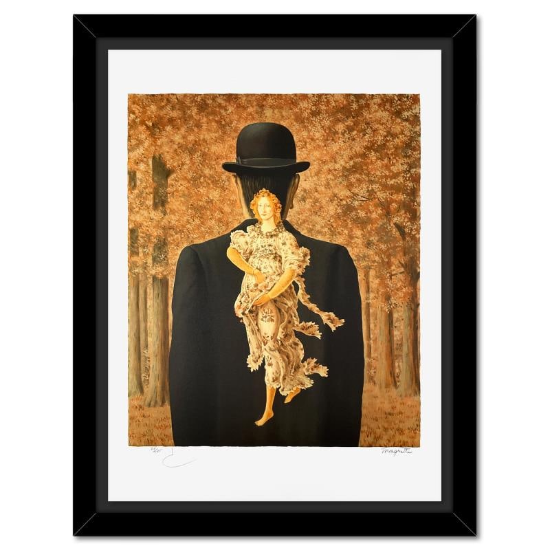 Le Bouquet tout Fait (The Ready-Made Bouquet) by Rene Magritte (1898-1967): "Le Bouquet tout Fait" is a limited edition lithograph by Rene Magritte (1898-1967). This piece is numbered 81/275 and bears the dry stamps of the Magritte Foundation & ADAGP (Society of Authors in th