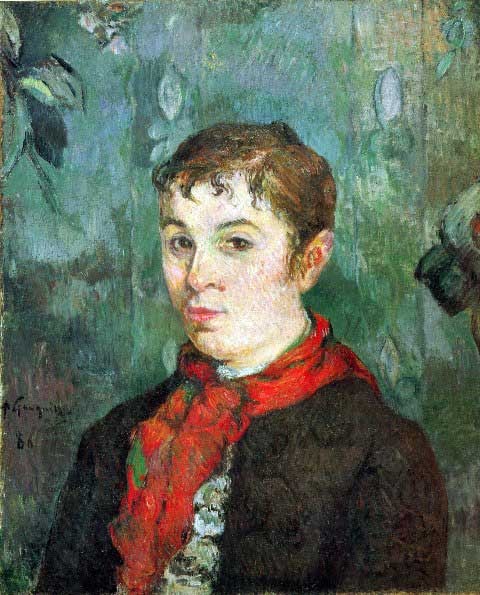 Paul Gauguin - Landlord's Daughter: Artist: Paul Gauguin - Title: Landlord's Daughter - Medium: Fine Art Reproduction Giclee on Canvas - Image Size: Approximately 20 inches x 16 inches - Unframed on Unstretched Canvas - Biography: Frenc