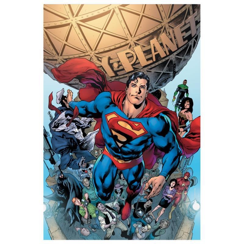 Superman #19 by DC Comics: "Superman #19" is a limited edition giclee on canvas featuring art by Ivan Reis from the 2020 comic. This piece comes gallery wrapped and includes a certificate of authenticity. Measures approximately