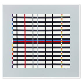 Hommage du Mondrian (Light Blue) by Agam, Yaacov (1 of 2)