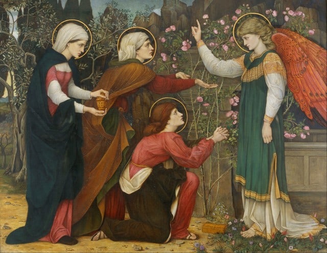 John Stanhope - Why Seek Ye the Living Among the Dead: Artist: John Stanhope - Title: Why Seek Ye the Living Among the Dead - Medium: Fine Art Reproduction Giclee on Canvas - Image Size: Approximately 15.5 inches x 20 inches - Unframed on Unstretched Canv