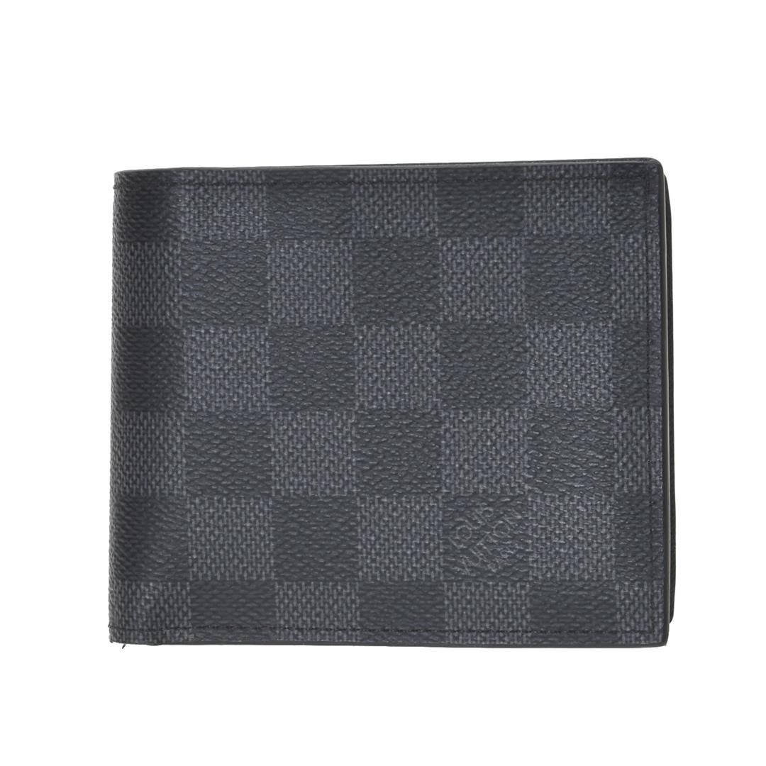Louis Vuitton Marco Wallet: One Louis Vuitton Marco Wallet. Item is sold AS-IS. All available information is listed in the description and shown in the photo. Damier Graphite