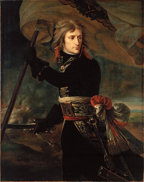 Antoine-Jean Gros - Napoleon Bonaparte: Artist: Antoine-Jean Gros - Title: Napoleon Bonaparte - Medium: Fine Art Reproduction Giclee on Canvas - Image Size: Approximately 32 inches x 25.25 inches - Unframed on Unstretched Canvas - Biography