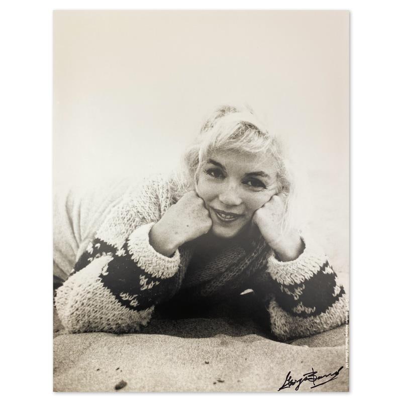Marilyn Monroe by George Barris (1922-2016): "Marilyn Monroe: The Last Shoot" is a photograph printed from the original negative taken by George Barris (1922-2016). This photo is part of a series entitled "The Last Photos"; they were taken in 19