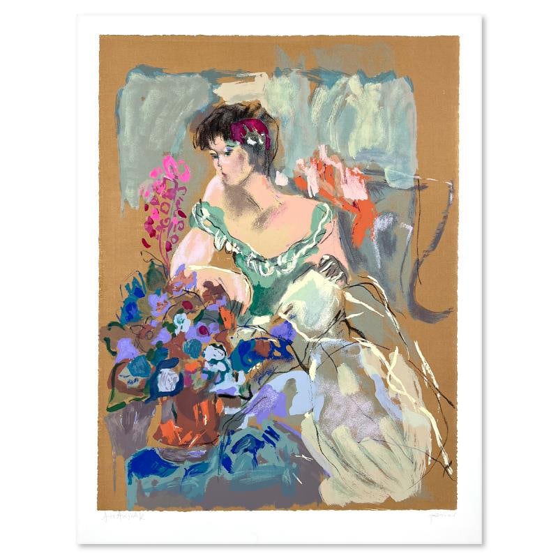 Untitled by Avizedek, Lea: This is a limited edition on paper by Lea Avizedek. The piece comes hand signed by the artist, numbered, and with a letter of authenticity. Measures approximately 27 x 20.