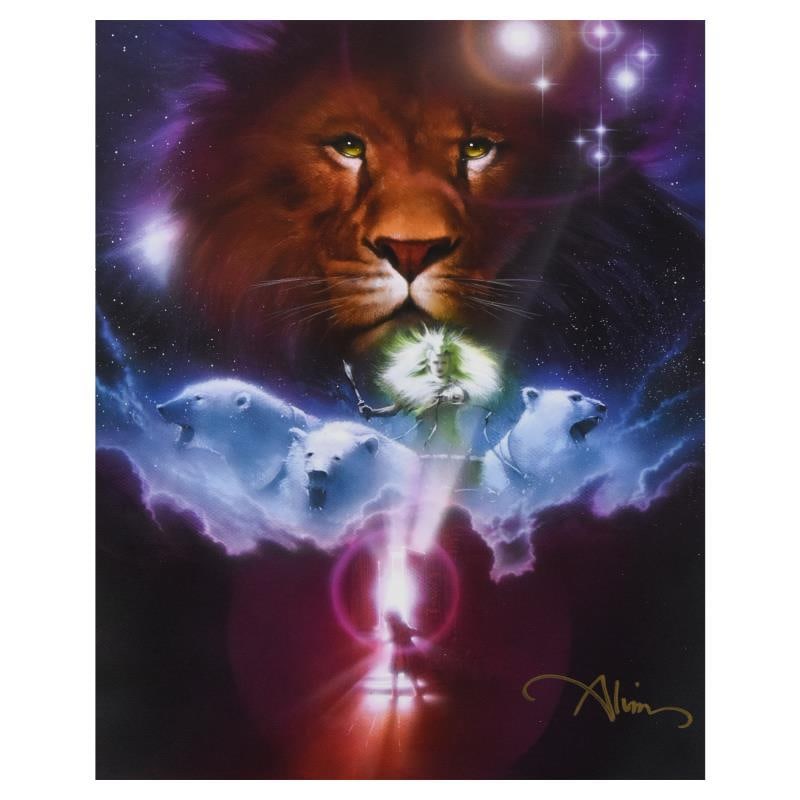 Narnia by John Alvin (1948-2008): "Narnia" is a limited edition giclee on canvas by John Alvin (1948-2008), numbered and hand signed by the artist. This piece is licensed by Disney Fine Art. Includes Letter of Authenticity. Measures a