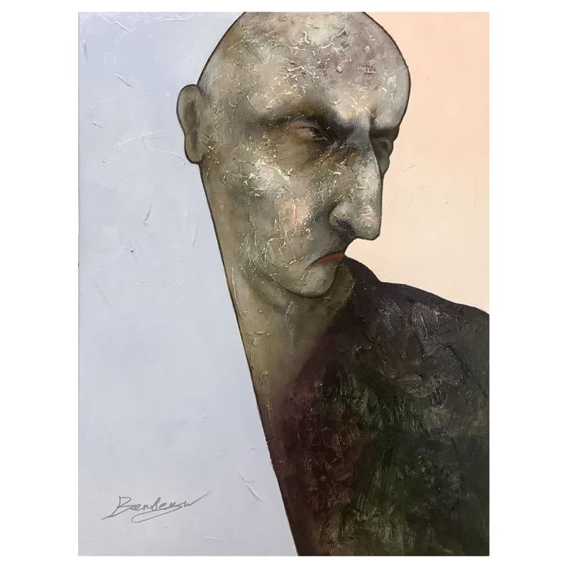 Crow Man by Berberyan Original: "Crow Man""&" is an original acrylic mixed media painting on canvas by Ara Berberyan. The piece is hand signed and comes with a letter of authenticity. Measures approximately 24" x 18".