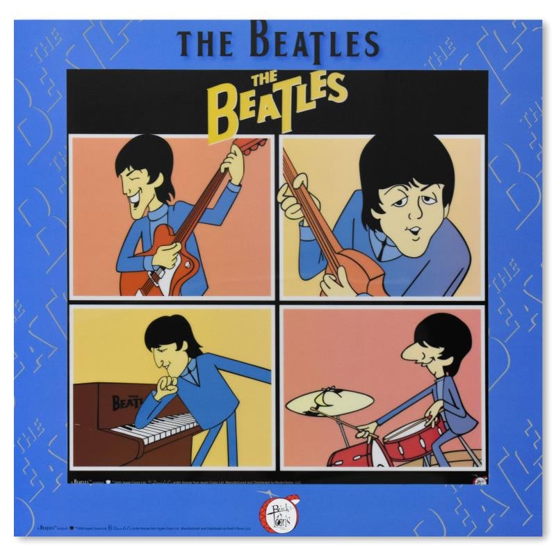 Portraits by Beatles The: "Portraits" is a limited edition sericel inspired by The Beatles Saturday Morning Cartoon series. This piece is from an edition of 500. This piece comes matted. Includes Certificate of Authenticity. M