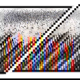 Populus: Advantageous Glitch by Alan, Craig: "Advantageous Glitch" is a limited edition giclee on canvas by Craig Alan. This piece comes from the Alan's "Populus" series and is numbered 1/75 and hand signed by the artist. This piece comes custom