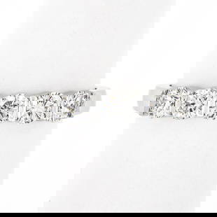 Gemlok 18K Gold 0.76 ctw Bar Channel Round Ideal Cut Diamond Wedding Band Ring: A solid 18k white gold band ring by Gemlok, featuring 5 round ideal cut natural diamonds (F/G - VS1/VS2 ; 0.76ctw). The ring is size 5.5, weighs a total of 3.62 grams, and measures 3.60mm wide.