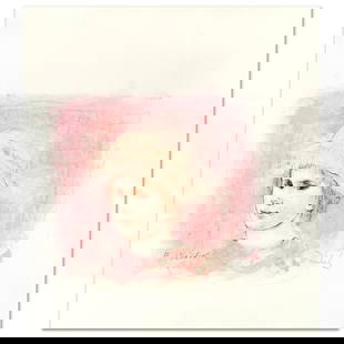 Alberto by Hibel (1917-2014): "Alberto" is a limited edition lithograph on paper numbered and hand signed by Edna Hibel (1917-2014). Includes Certificate of Authenticity! Measures approx. 14" x 15" (border) 9.5" x 9" (image).