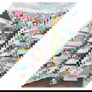 Untitled II by Mahler Yuval: This is a limited edition serigraph on paper by Yuval Mahler. The piece comes hand signed by the artist numbered and with a letter of authenticity. Measures approximately 27" x 20".