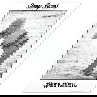 Marilyn Monroe by George Barris (1922-2016): "Marilyn Monroe" is a poster on paper by George Barris (1922-2016). This piece is from the Edward Weston Collection and includes Letter of Authenticity. Measures approx. 24" x 32" (image). This piece