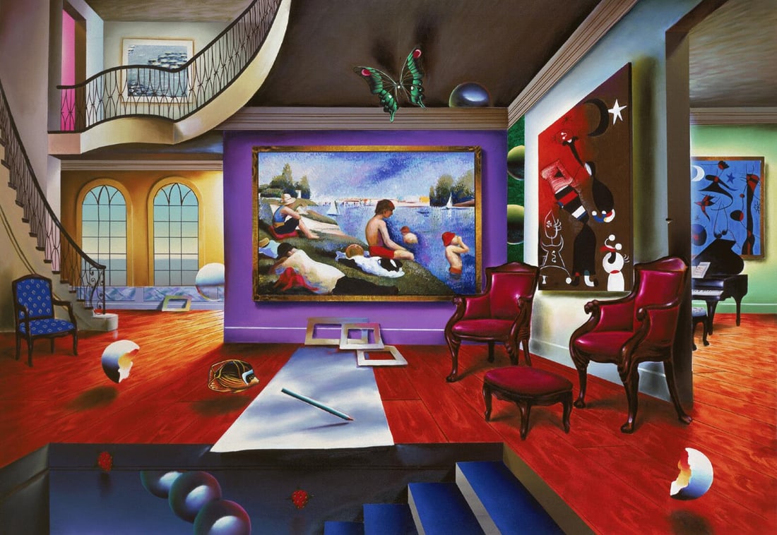 Summertime AP by Ferjo: Summertime AP by Ferjo. Limited Hand Signed Giclee on canvas. Dimensions: 57 x 40. Excellent Condition.