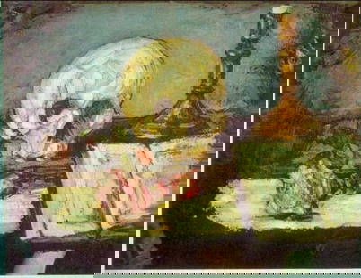 Edgar Degas - Skull: Artist: Degas - Title: Skull - Medium: Fine Art Reproduction Giclee on Archival Canvas - Image Size: Approximately 15.5 inches x 20 inches - Framed: Unframed on Unstretched Canvas - Edgar Degas was a