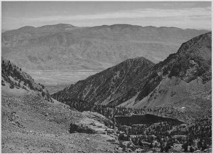 Adams - Owens Valley, Kings River Canyon: Artist: Ansel Adams - Title: Owens Valley, Kings River Canyon - Medium: Fine Art Reproduction Giclee on Canvas - Image Size: Approximately 14.5 inches x 20 inches - Unframed on Unstretched Canvas - Bi