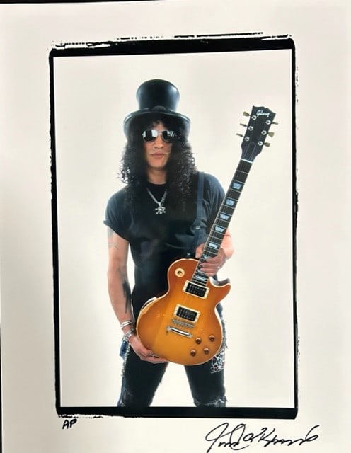 Guns N Roses Collage Signed By Slash