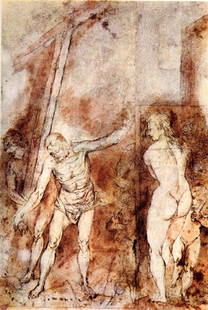 Alonzo Cano - Christ: Artist: Alonzo Cano - Title: Christ - Medium: Fine Art Giclee on Canvas - Image Size: Approximately 32 inches x 21.5 inches - Unframed on Unstretched Canvas - Biography: Alonso Cano or Alonzo Cano (19