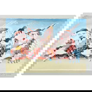 Untitled VI by Mahler Yuval: This is a limited edition serigraph on paper by Yuval Mahler. The piece comes hand signed by the artist numbered and with a letter of authenticity. Measures approximately 12" x 18".