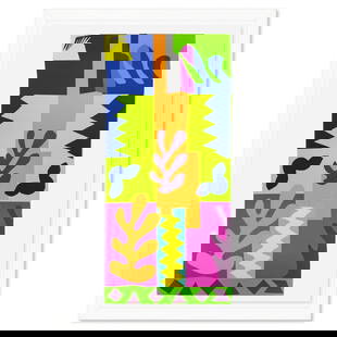 La Vis by Henri Matisse (1869-1954): "La Vis" is a limited edition lithograph by Henri Matisse (1869-1954). This piece comes from an edition of 200 authorized by the Matisse Estate; the edition number is not on the piece itself but on th