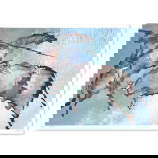 El Picador (Light) by Salomon (1935 - 2014): "El Picador (Light)" is a limited edition serigraph on paper by Edwin Salomon (1935-2014). The piece comes hand signed by the artist numbered and with a letter of authenticity. Measures approximately