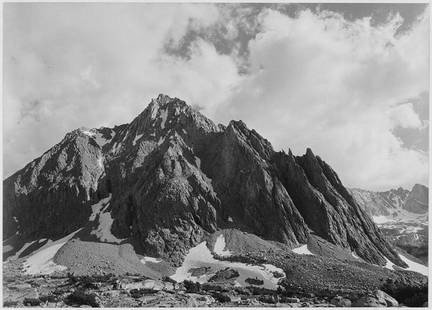 Adams - Center Basin, Kings River Canyon: Artist: Ansel Adams - Title: Center Basin, Kings River Canyon - Medium: Fine Art Reproduction Giclee on Canvas - Image Size: Approximately 14.25 inches x 20 inches - Unframed on Unstretched Canvas - B