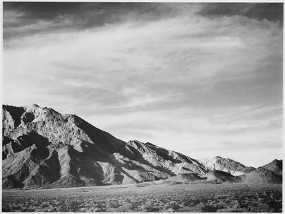 Adams - Death Valley 2: Artist: Ansel Adams - Title: Death Valley 2 - Medium: Fine Art Reproduction Giclee on Canvas - Image Size: Approximately 24 inches x 32 inches - Unframed on Unstretched Canvas - Biography: As a conser