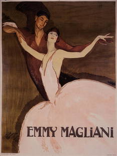 Emmy Rossan - Emmy Magliani: Artist: Emmy Rossan Title: Emmy Magliani Medium: Fine Art Reproduction Giclee on Canvas Image Size: Approximately 32 inches x 24 inches Unframed on Unstretched Canvas