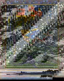 Fantasy Poster 2: Artist: Unknown - Title: Fantasy Poster 2 - Medium: Fine Art Giclee on Canvas - Image Size: Approximately 32 inches x 25 inches - Unframed on Unstretched Canvas
