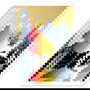 Untitled by Roitman Zina: This is a limited edition serigraph on paper by Zina Roitman. The piece comes hand signed by the artist numbered and with a letter of authenticity. Measures approximately 26" x 18.5".