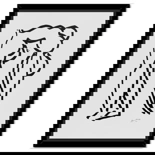 LAcrobate by Henri Matisse (1869-1954): "LAcrobate" is a limited edition lithograph by Henri Matisse (1869-1954) bearing the plate signature of the artist. This piece comes from an edition of 200 authorized by the Matisse Estate; the editio