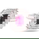 1.14 ctw Ruby and 0.40 ctw Diamond Platinum Ring