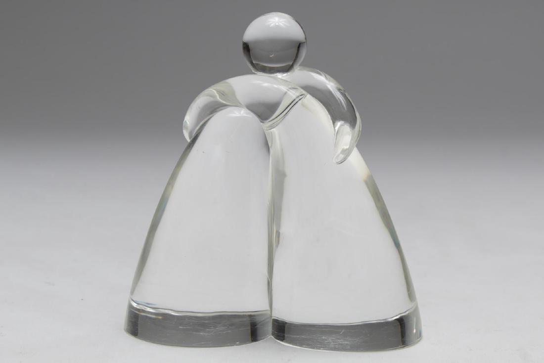Steuben Crystal Glass Figurine, Couple Embracing (1 of 4)