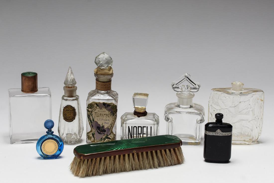 Perfume Bottles & Vanity Items, 9 Assorted (1 of 1)
