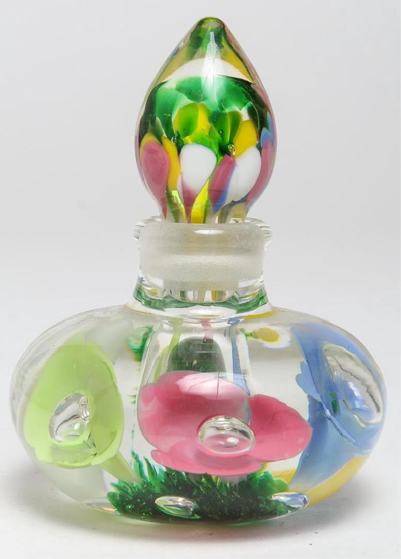 Joe St. Clair Art Glass Floral Perfume Joe St. Clair Art Glass Floral Perfume